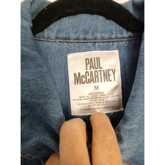 Rare Paul McCartney “Got Back” Tour 2022 Denim Jacket Men's Size M - Picture 4 of 14